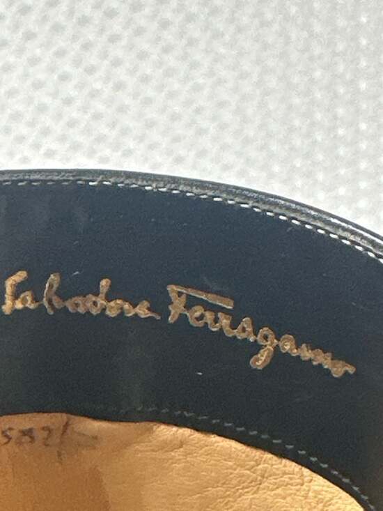 Salvatore Ferragamo Black Leather Knee High  Boots - Picture 9 of 10